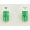 LED bulbs green SET 2 pieces