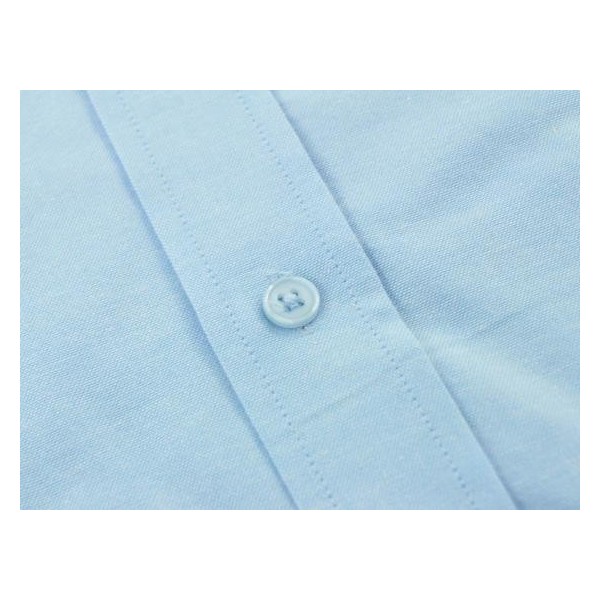 FK business shirt short sleeved size 41 made of blue cotton