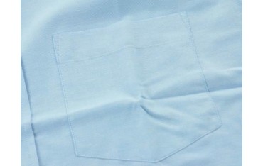 FK business shirt short sleeved size 41 made of blue cotton