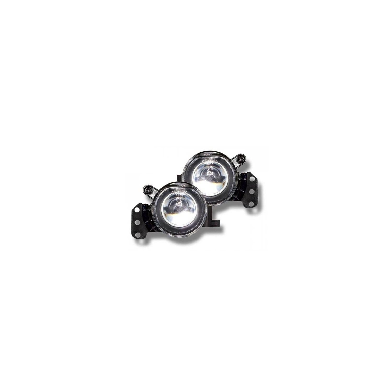 Fog light set chrome for bumper BMW 3 series