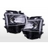 Headlight set VW Bus Type T4 90 03 chrome