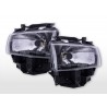 Headlight set VW Bus Type T4 90 03 chrome