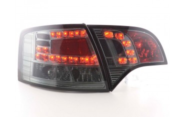 LED taillights set Audi A4 Avant type 8E 04 08 black