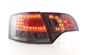 LED taillights set Audi A4 Avant type 8E 04 08 black