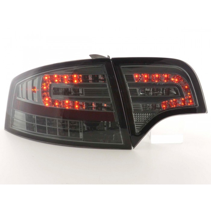 LED taillights set Audi A4 sedan type 8E 04 07 black