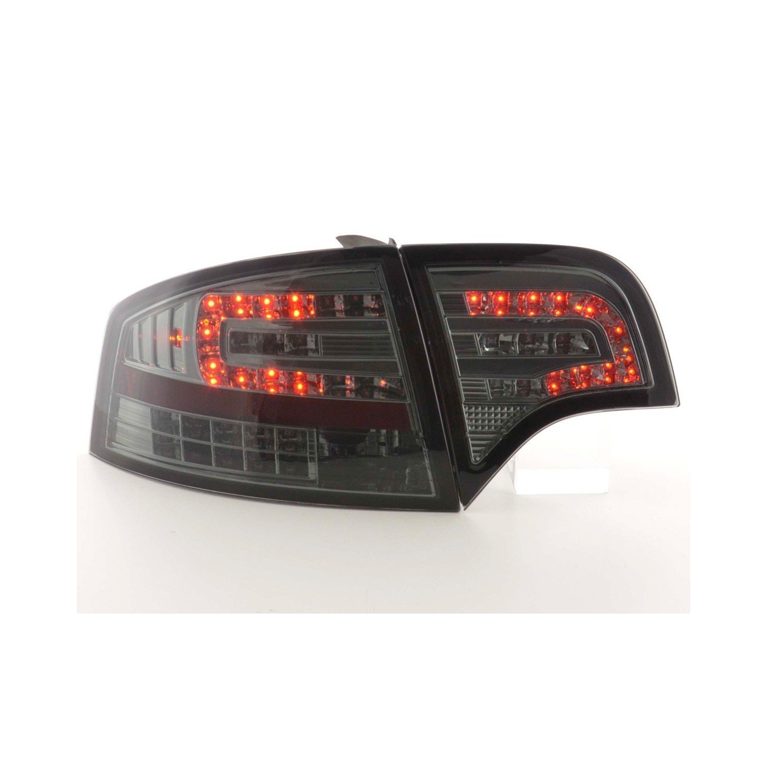 LED taillights set Audi A4 sedan type 8E 04 07 black