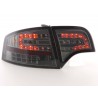 LED taillights set Audi A4 sedan type 8E 04 07 black