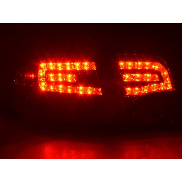 LED taillights set Audi A4 sedan type 8E 04 07 black