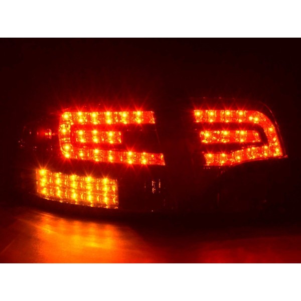 LED taillights set Audi A4 sedan type 8E 04 07 black