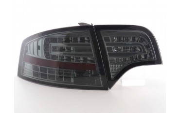 LED taillights set Audi A4 sedan type 8E 04 07 black