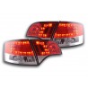 LED taillights set Audi A4 Avant type 8E 04 08 red clear