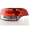 LED taillights set Audi A4 Avant type 8E 04 08 red clear