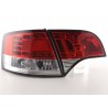 LED taillights set Audi A4 Avant type 8E 04 08 red clear