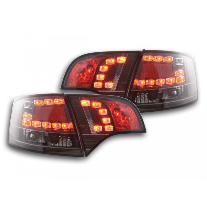 LED taillights set Audi A4 Avant type 8E 04 08 black