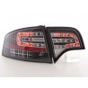 LED taillights set Audi A4 sedan type 8E 04 07 black