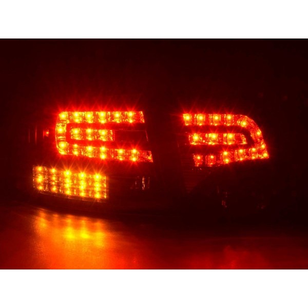 LED taillights set Audi A4 sedan type 8E 04 07 black