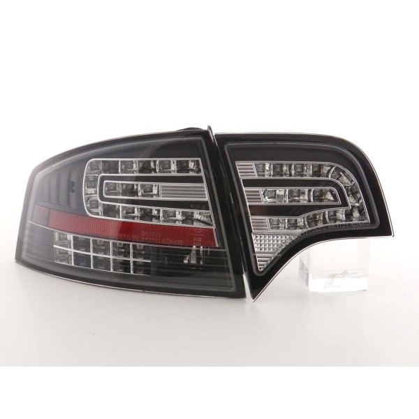 LED taillights set Audi A4 sedan type 8E 04 07 black