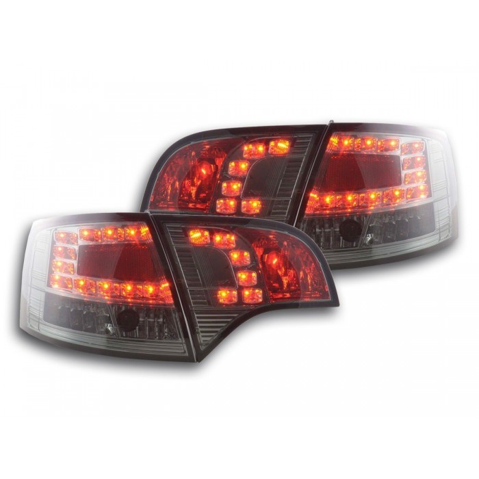 LED taillights set Audi A4 Avant type 8E 04 08 black
