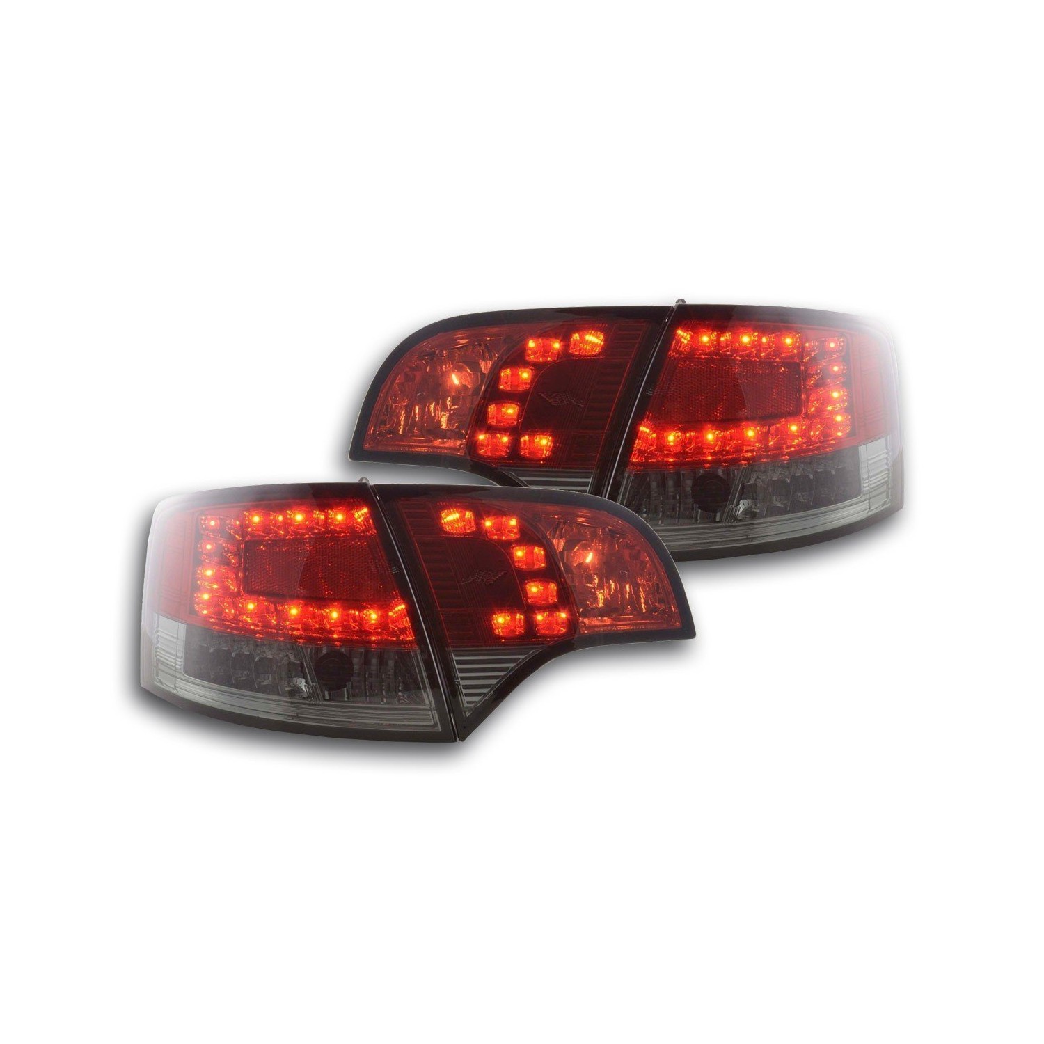 LED taillights set Audi A4 Avant type 8E 04 08 red black
