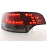 LED taillights set Audi A4 Avant type 8E 04 08 red black