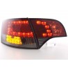 LED taillights set Audi A4 Avant type 8E 04 08 red black