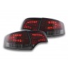 LED taillights set Audi A4 sedan type 8E 04 07 red black