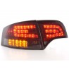 LED taillights set Audi A4 sedan type 8E 04 07 red black