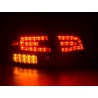 LED taillights set Audi A4 sedan type 8E 04 07 red black