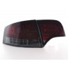 LED taillights set Audi A4 sedan type 8E 04 07 red black
