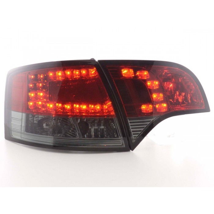 LED taillights set Audi A4 Avant type 8E 04 08 red black