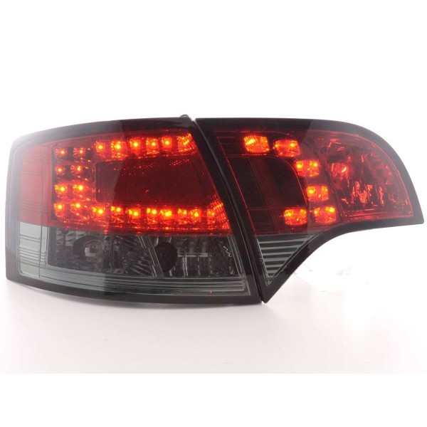 LED taillights set Audi A4 Avant type 8E 04 08 red black
