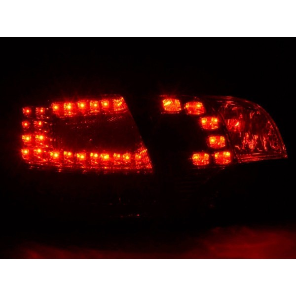 LED taillights set Audi A4 Avant type 8E 04 08 red black