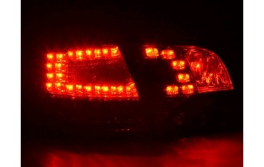 LED taillights set Audi A4 Avant type 8E 04 08 red black