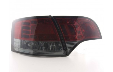 LED taillights set Audi A4 Avant type 8E 04 08 red black