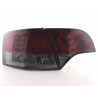 LED taillights set Audi A4 Avant type 8E 04 08 red black