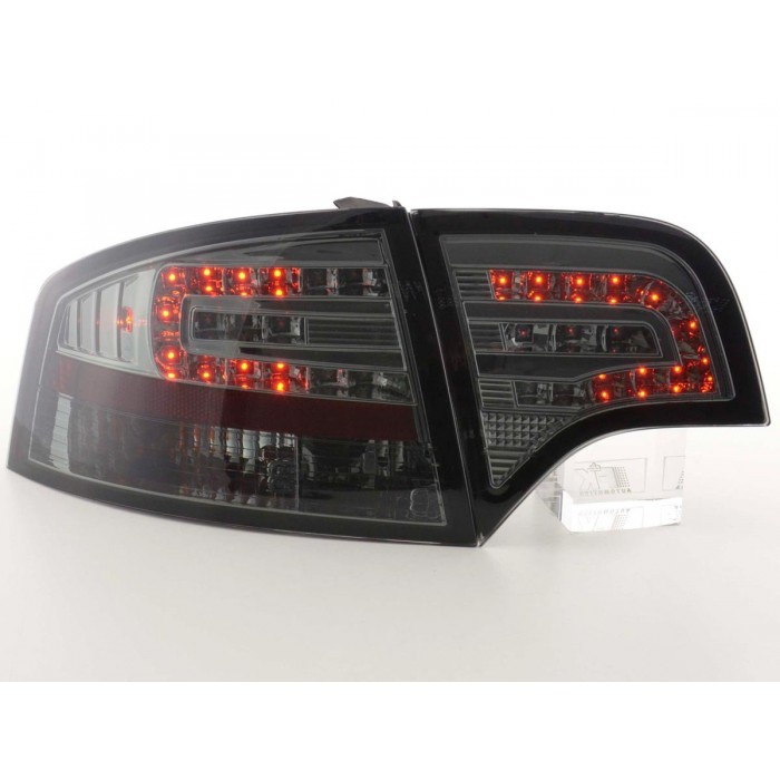 LED taillights set Audi A4 sedan type 8E 04 07 black