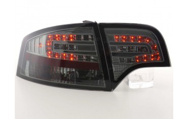 LED taillights set Audi A4 sedan type 8E 04 07 black