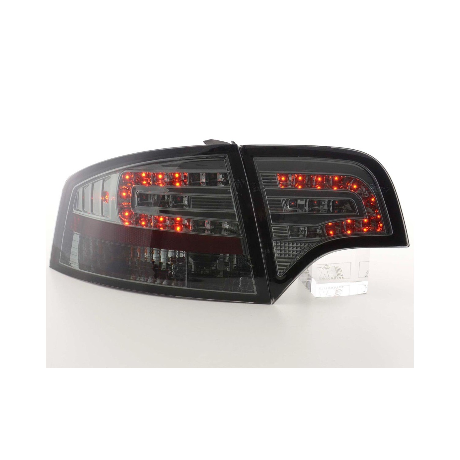 LED taillights set Audi A4 sedan type 8E 04 07 black