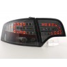 LED taillights set Audi A4 sedan type 8E 04 07 black