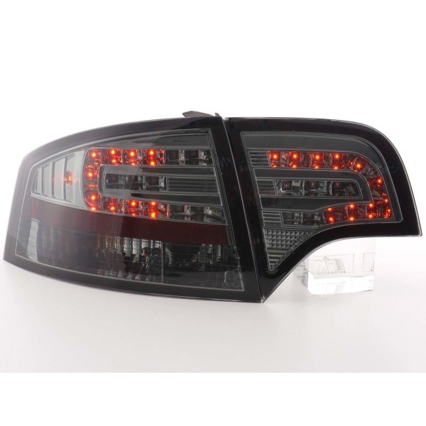 LED taillights set Audi A4 sedan type 8E 04 07 black