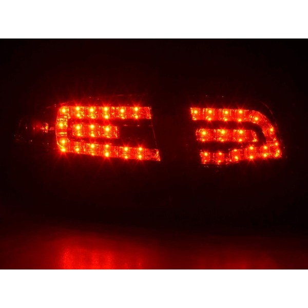 LED taillights set Audi A4 sedan type 8E 04 07 black