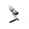 Universal rails for vintage car seats with adjusting lever