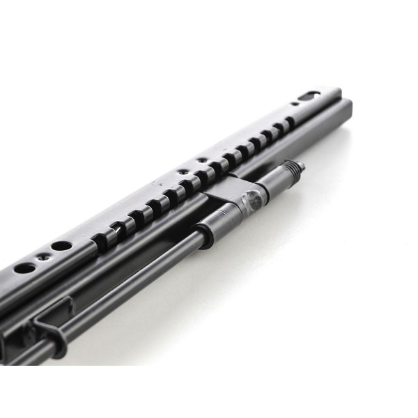 Universal rails for vintage car seats with adjusting lever