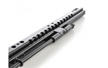 Universal rails for vintage car seats with adjusting lever