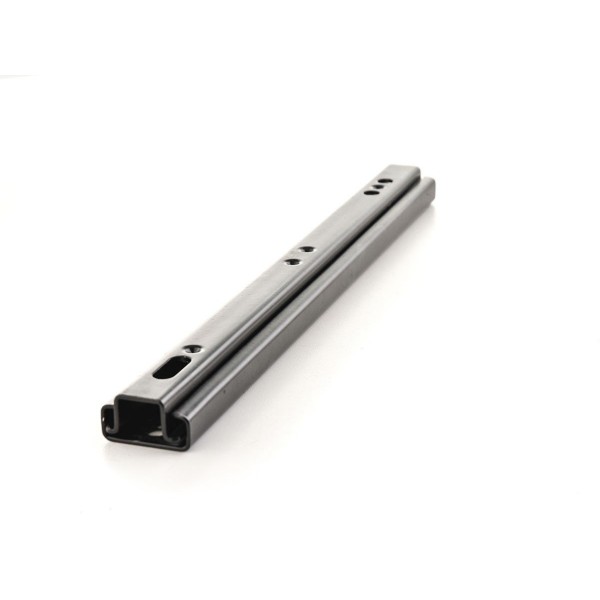 Universal rails for vintage car seats with adjusting lever