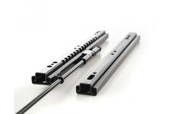 Universal rails for vintage car seats with adjusting lever