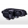 Headlight set LED daytime running lights VW Polo VI type AW year 17 21 black for right hand drive vehicles