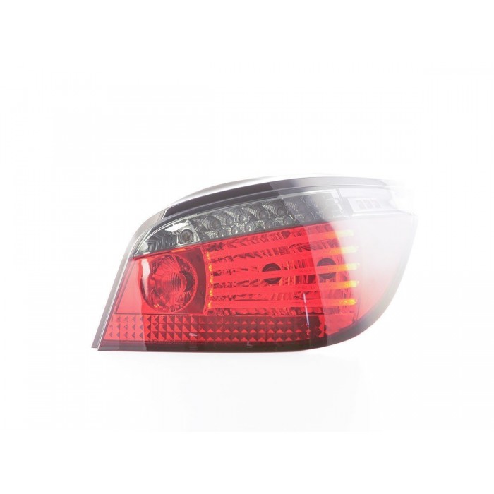 LED taillights BMW 5 series E60 sedan 03 07 red clear