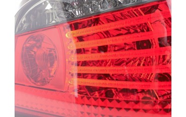 LED taillights BMW 5 series E60 sedan 03 07 red clear