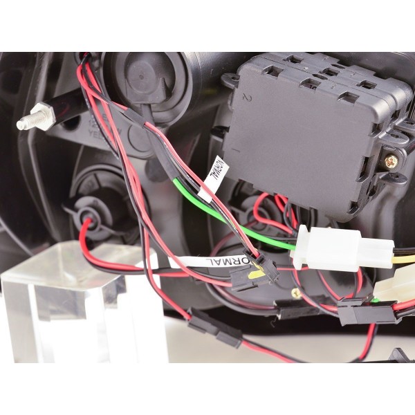 LED taillights BMW 5 series E60 sedan 03 07 red clear